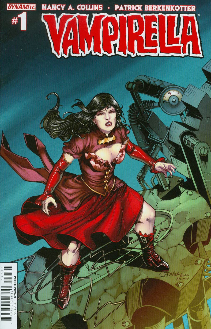 Vampirella Vol 5 #1 Cover M Incentive Sergio Fernandez Davila Steampunk Variant Cover