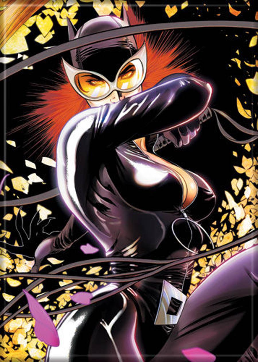 DC Comics 2.5x3.5-inch Magnet - Catwoman With Flower Petals (71223DC)
