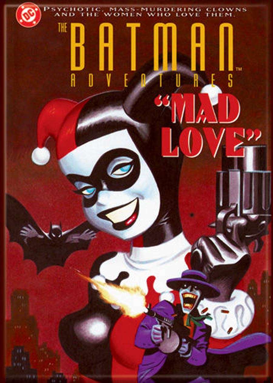 DC Comics 2.5x3.5-inch Magnet - Harley Quinn Mad Love (71224DC)
