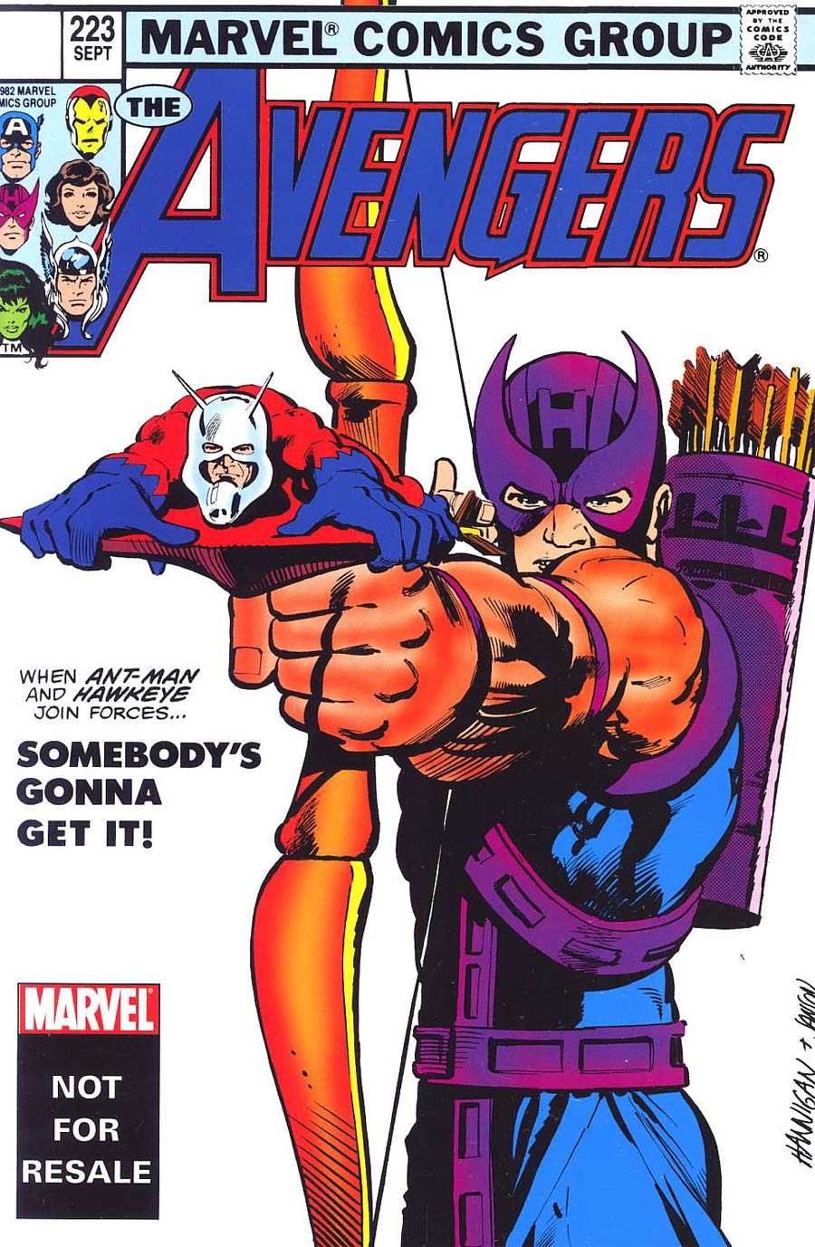 Avengers #223 Cover B Toy Reprint
