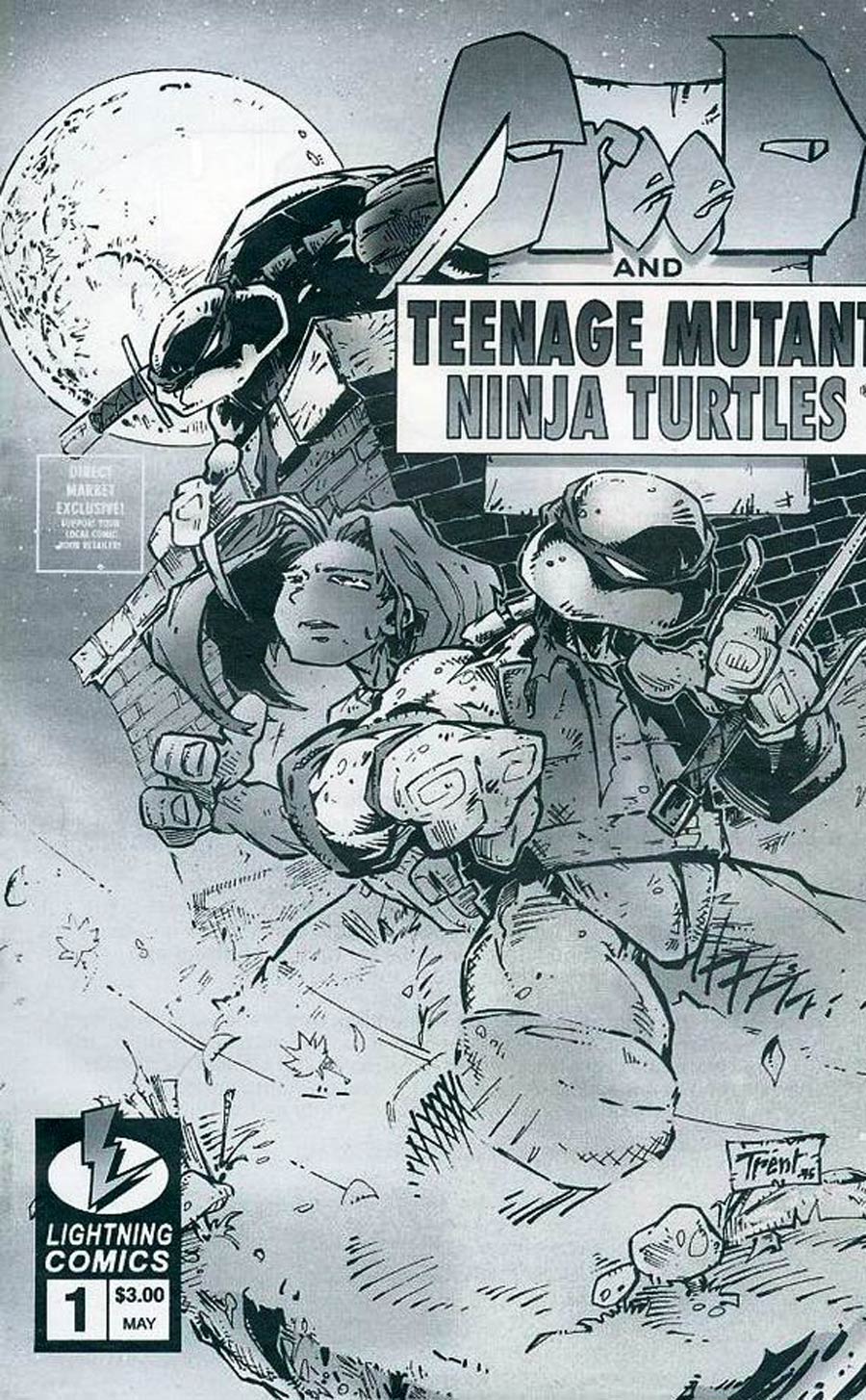Creed Teenage Mutant Ninja Turtles #1 Cover C Platinum