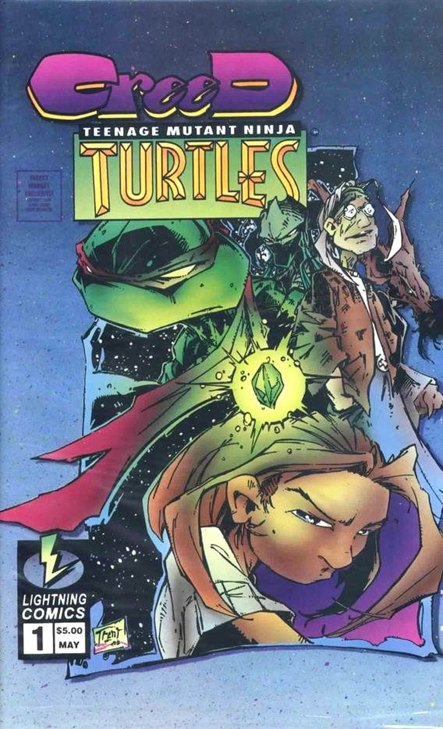 Creed Teenage Mutant Ninja Turtles #1 Cover D American Entertainment Exclusive Edition Polybagged