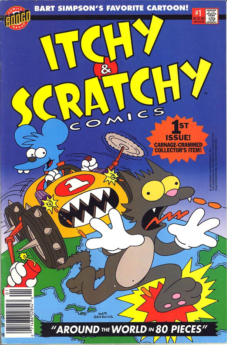 Itchy And Scratchy Comics #1 Without Poster