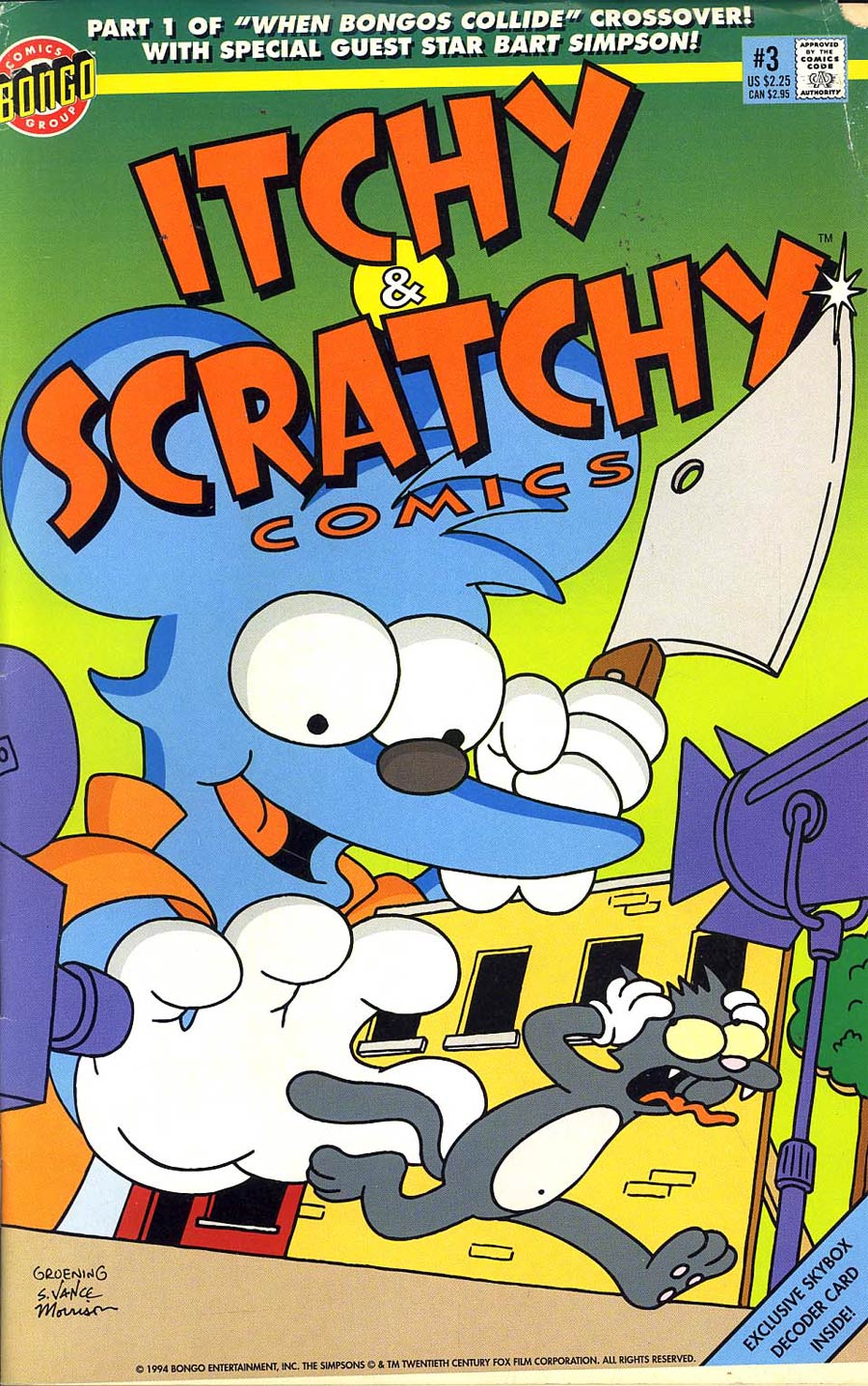 Itchy And Scratchy Comics #3 Without Card
