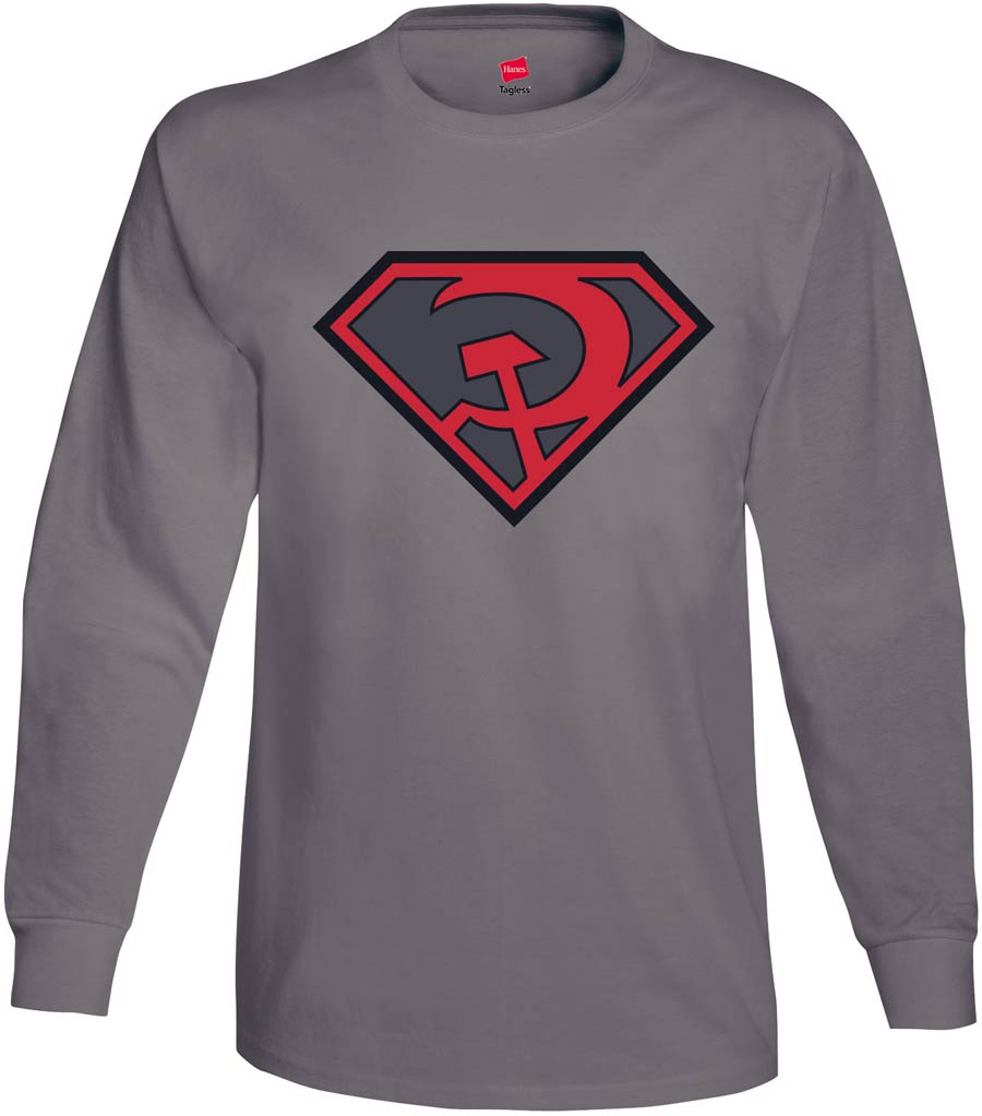 Superman Red Son Symbol Long Sleeve X-Large