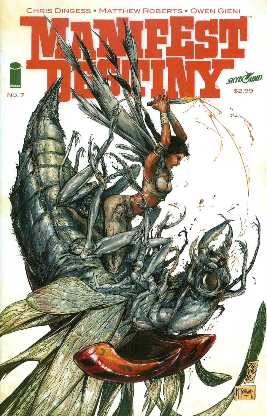 Manifest Destiny #7 Cover B Variant Marc Silvestri & Todd McFarlane Cover