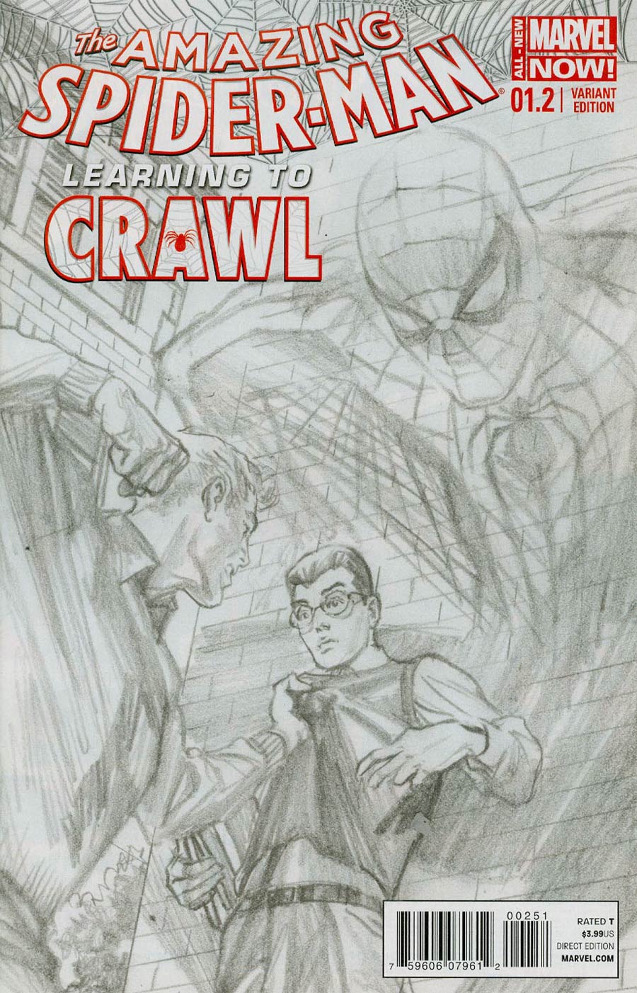 Amazing Spider-Man Vol 3 #1.2 Cover C Incentive Alex Ross Sketch Cover