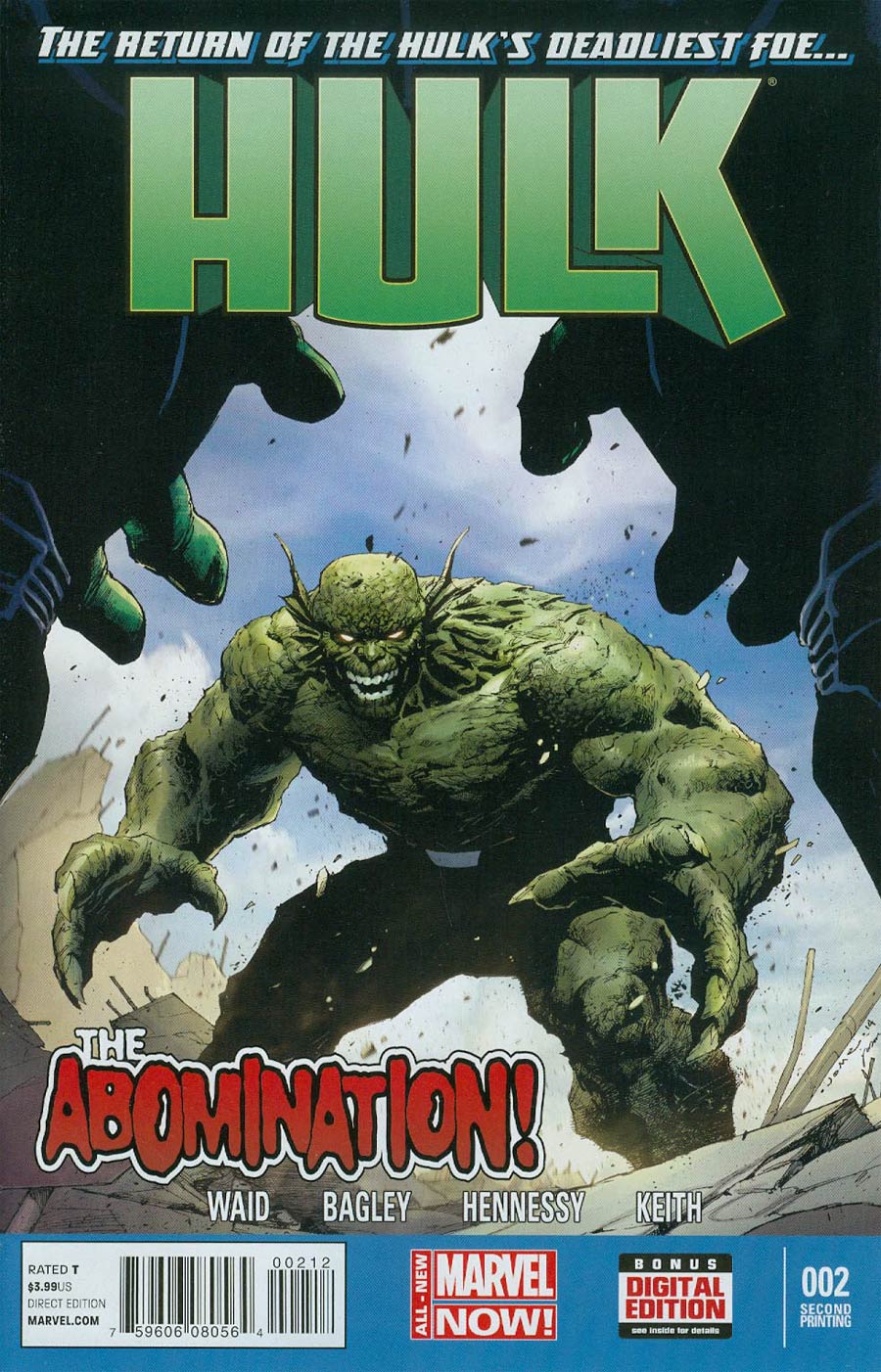 Hulk Vol 3 #2 Cover C 2nd Ptg Jerome Opena Variant Cover