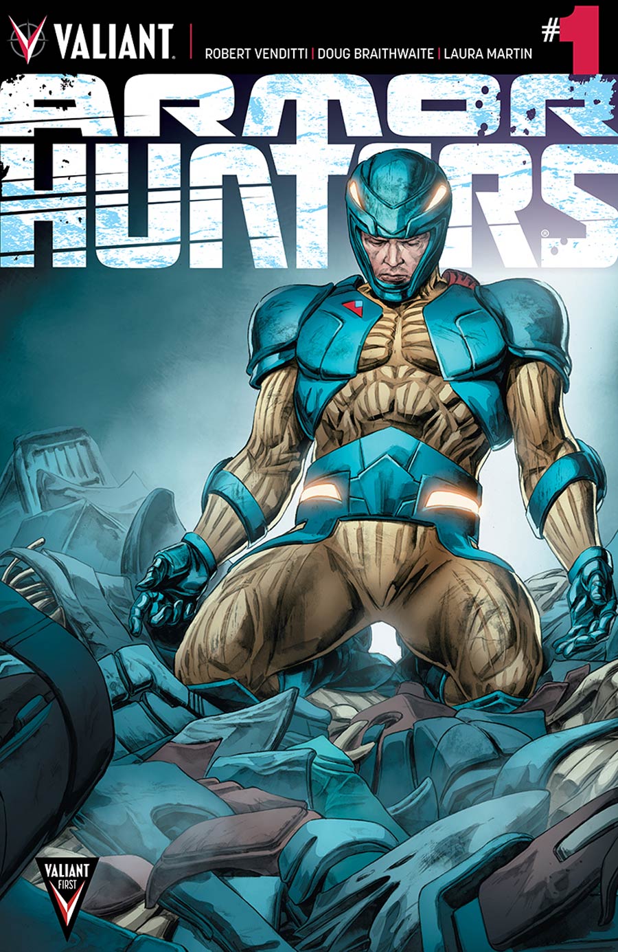 Armor Hunters #1 Cover G Incentive Doug Braithwaite Artist Variant Cover