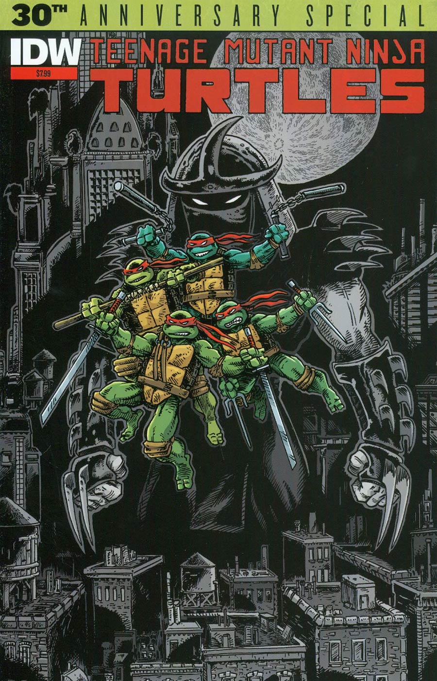 Teenage Mutant Ninja Turtles 30th Anniversary Special Cover C 2nd Ptg