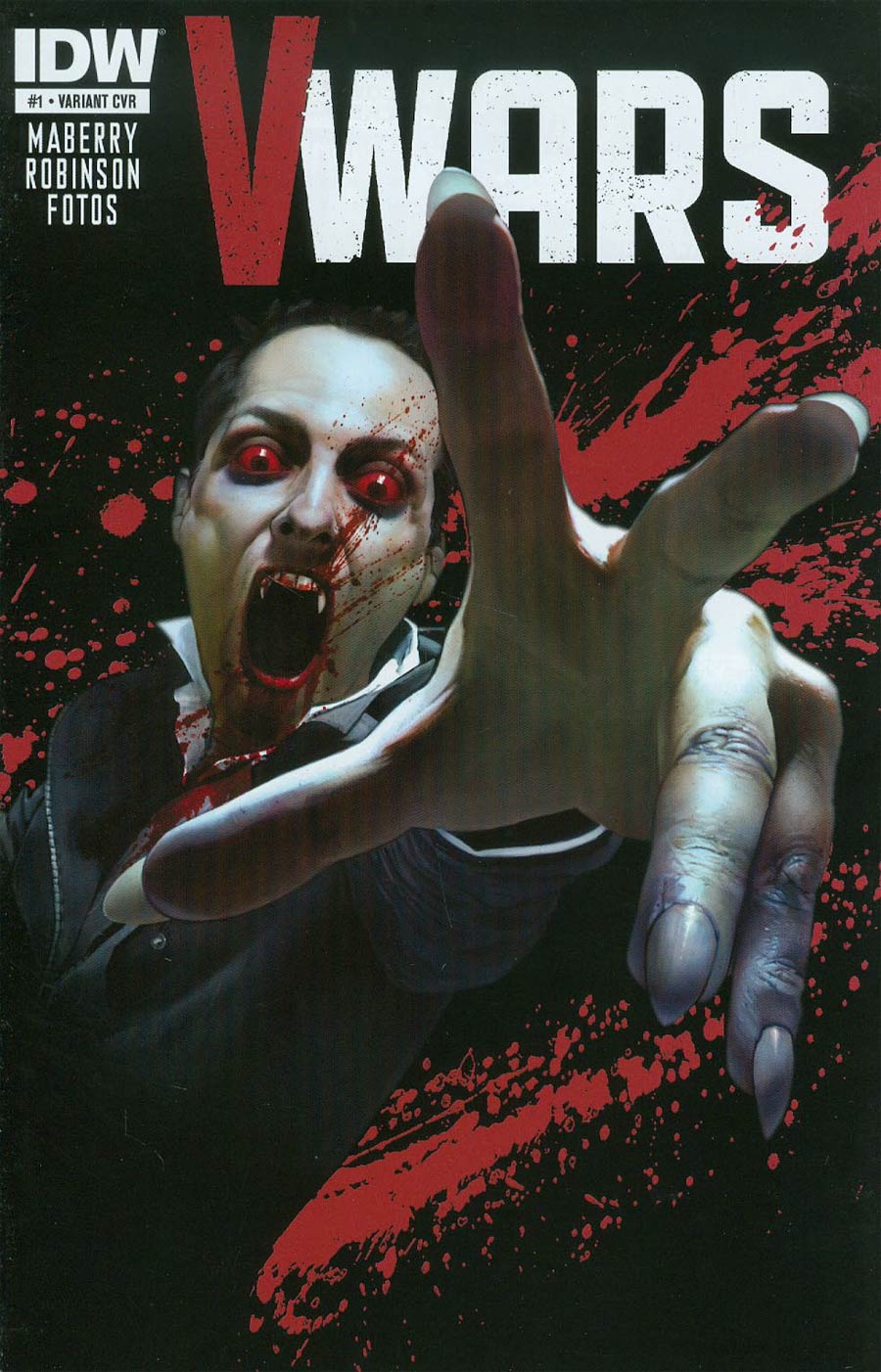 V-Wars #1 Cover E Metallic Ink Blood Variant Cover