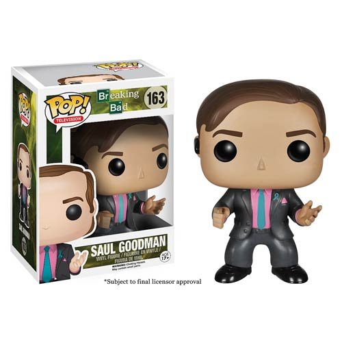 POP Television 163 Breaking Bad Saul Goodman Vinyl Figure