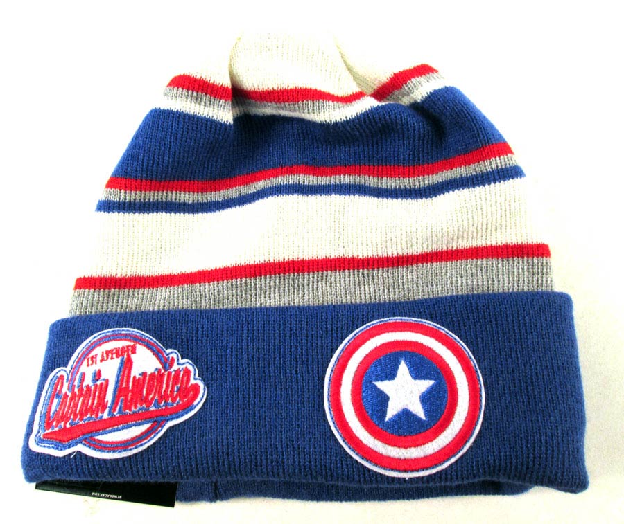 Captain America Winter Tradition Cuff Knit Cap