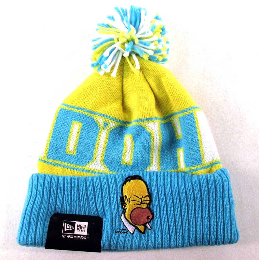 Simpsons Homer Doh Rep Ur Team Cuff Knit Cap