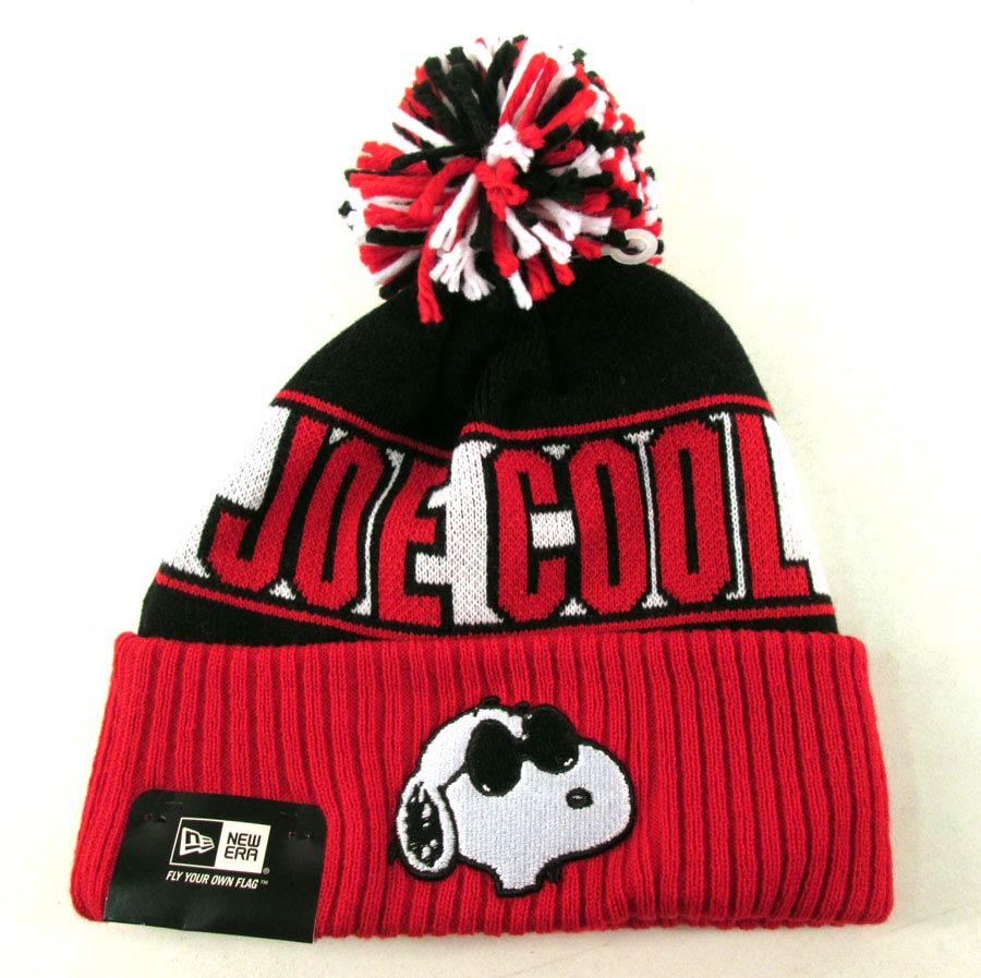 Peanuts Snoopy Joe Cool Rep Ur Team Cuff Knit Cap