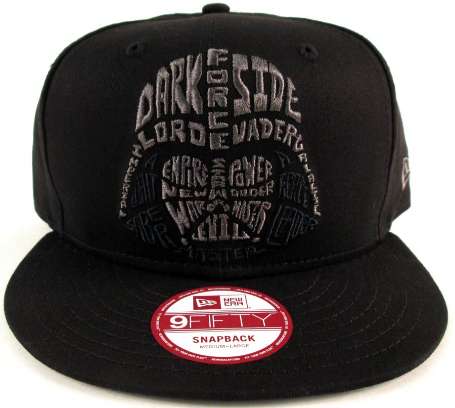 Star Wars Darth Vader Cabesa Word 950 Snapback Cap M/L