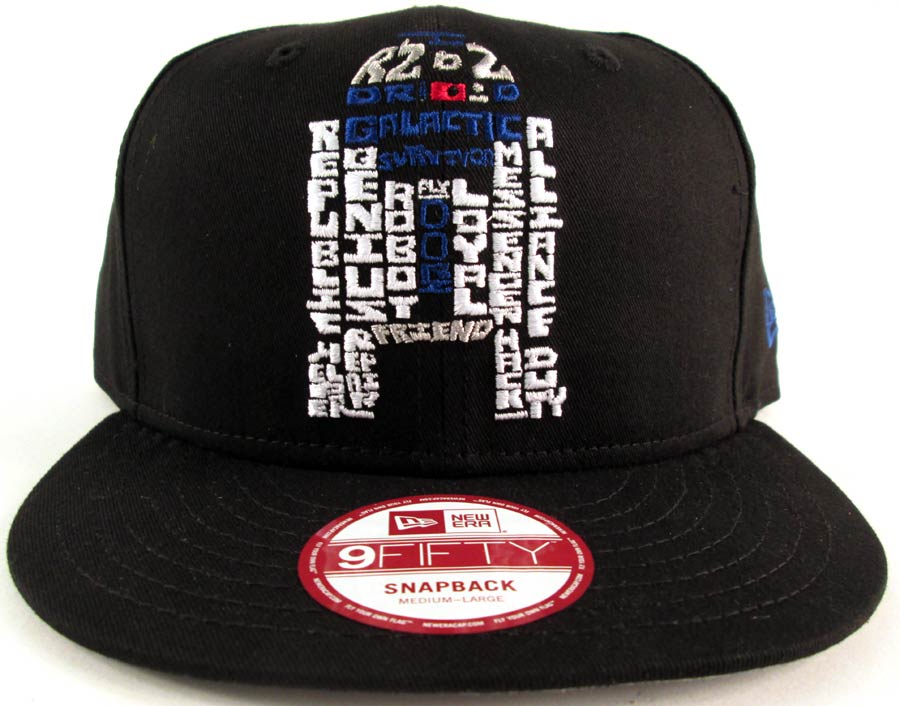 Star Wars R2D2 Cabesa Word 950 Snapback Cap M/L