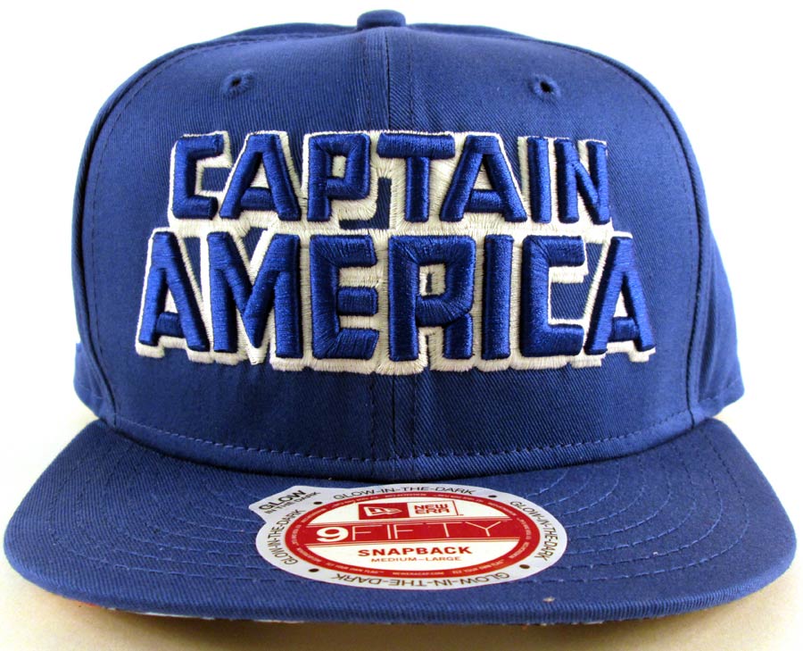 Captain America Monounder Snap 950 Snapback Cap M/L