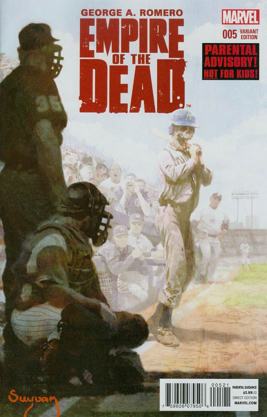 George Romeros Empire Of The Dead Act One #5 Cover B Incentive Arthur Suydam NYC Variant Cover