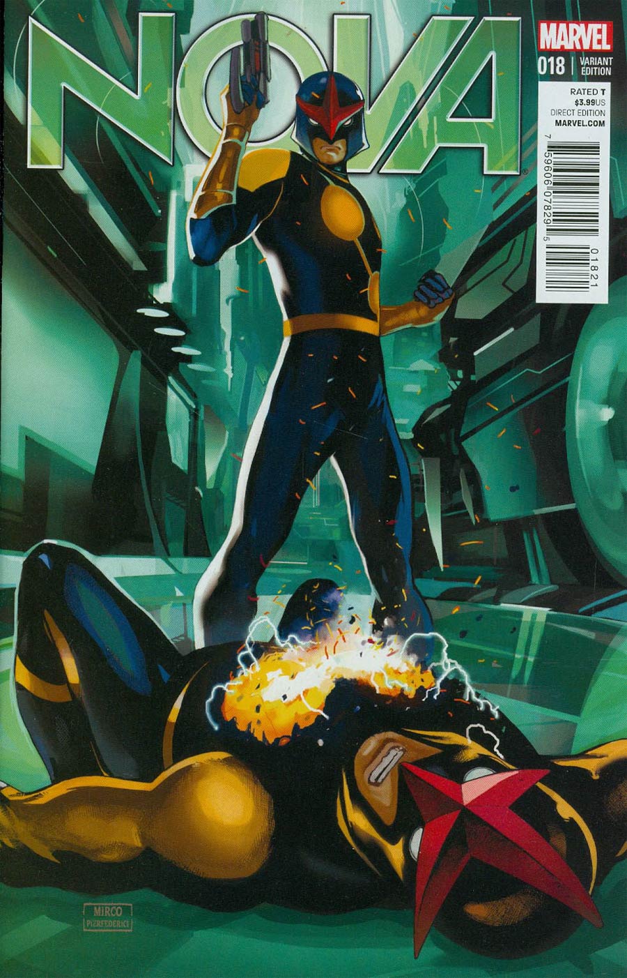 Nova Vol 5 #18 Cover B Incentive Teaser Variant Cover