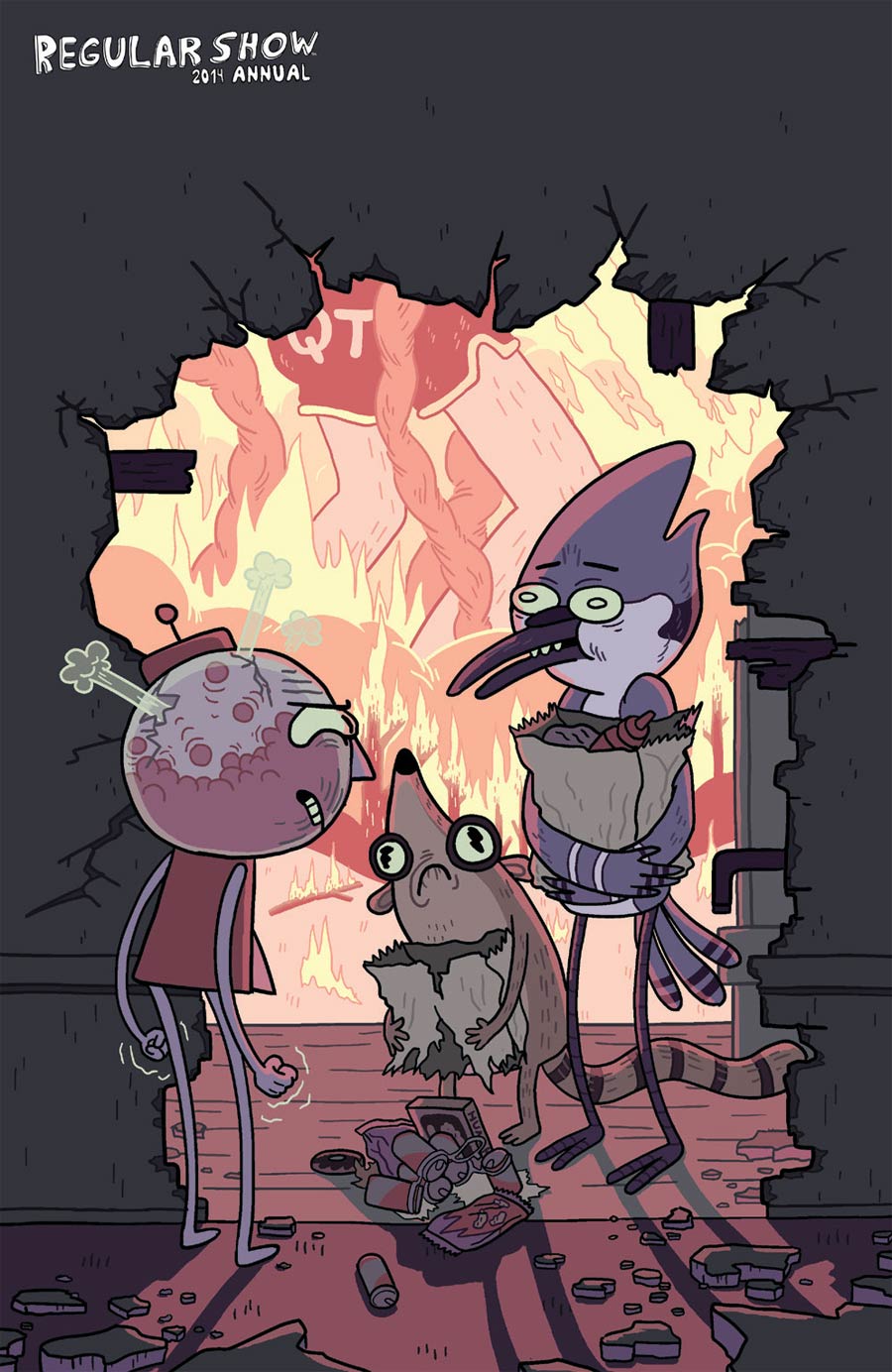 Regular Show Annual 2014 #1 Cover B Incentive Jen Lee Virgin Variant Cover