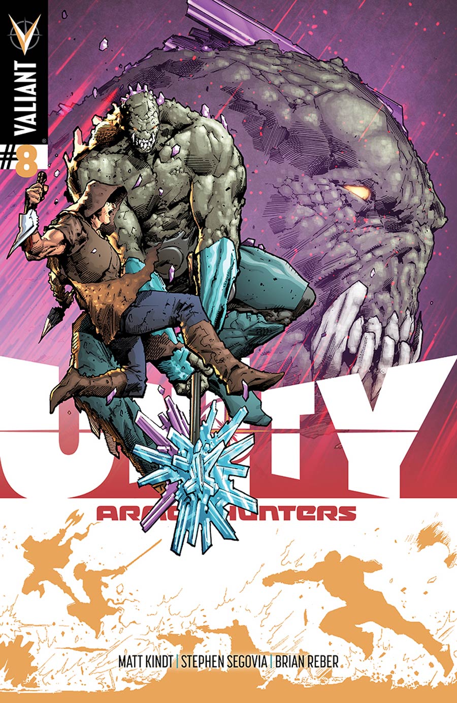 Unity Vol 2 #8 Cover E Incentive Trevor Hairsine Armor Hunters Variant Cover (Armor Hunters Tie-In)