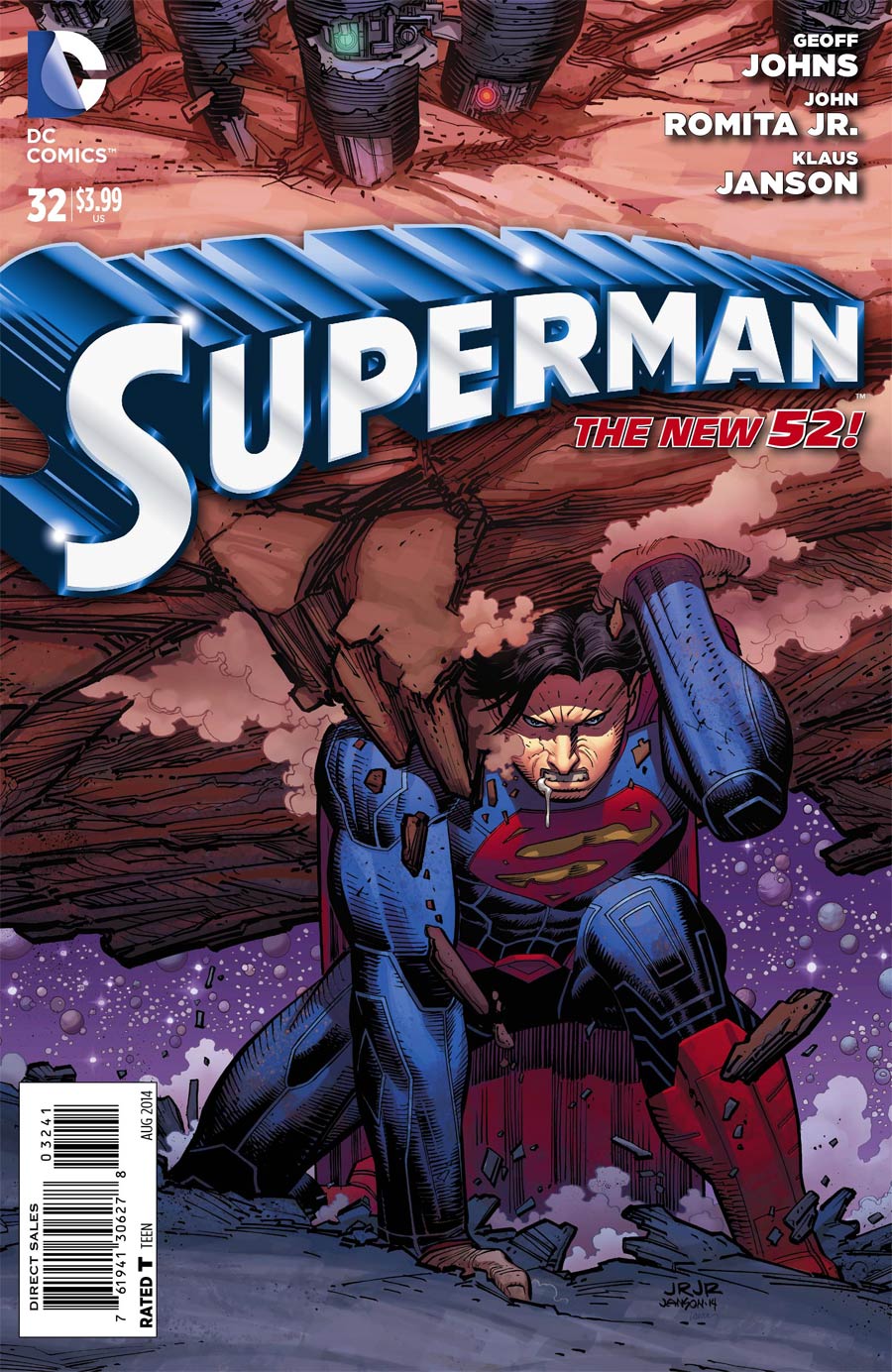 Superman Vol 4 #32 Cover G Incentive John Romita Jr Variant Cover
