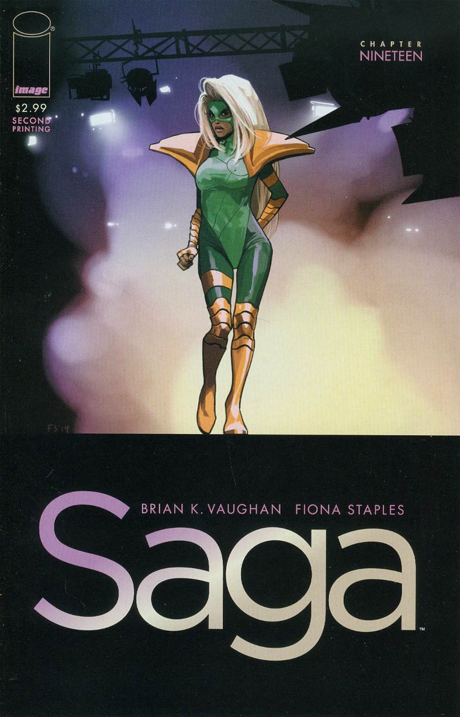 Saga #19 Cover C 2nd Ptg Fiona Staples Variant Cover
