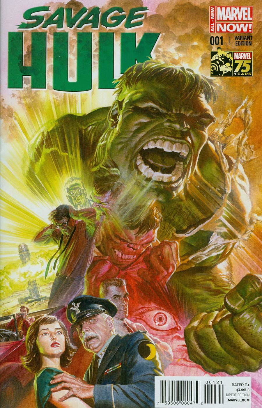 Savage Hulk #1 Cover C Incentive Alex Ross 75th Anniversary Color Variant Cover