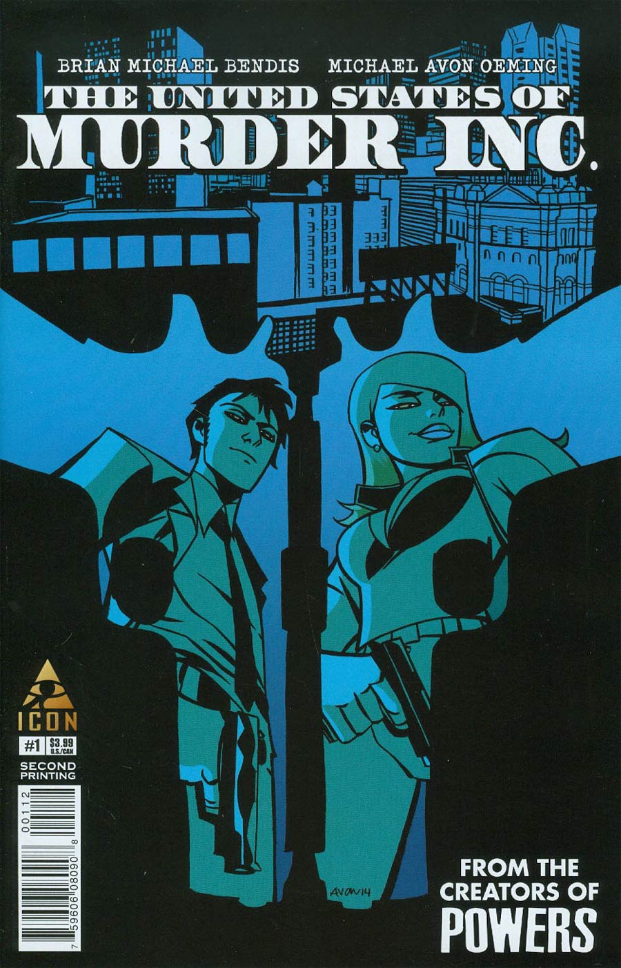 United States Of Murder Inc #1 Cover E 2nd Ptg Michael Avon Oeming Variant Cover