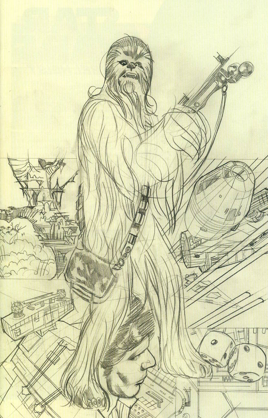 Star Wars Rebel Heist #3 Cover C Incentive Adam Hughes Ultra-Rare Virgin Sketch Cover