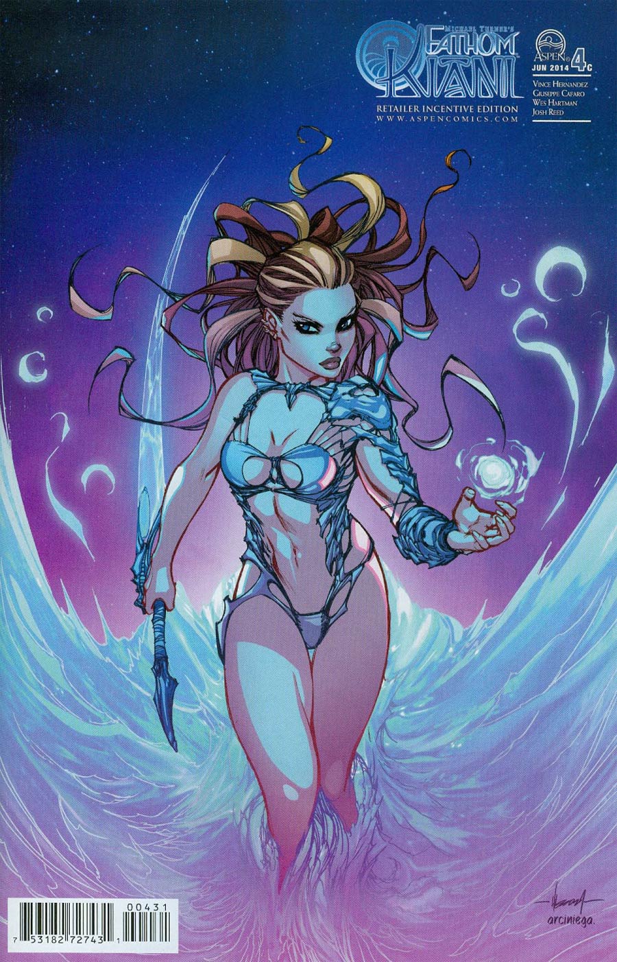 Fathom Kiani Vol 3 #4 Cover C Incentive Ale Garza Variant Cover