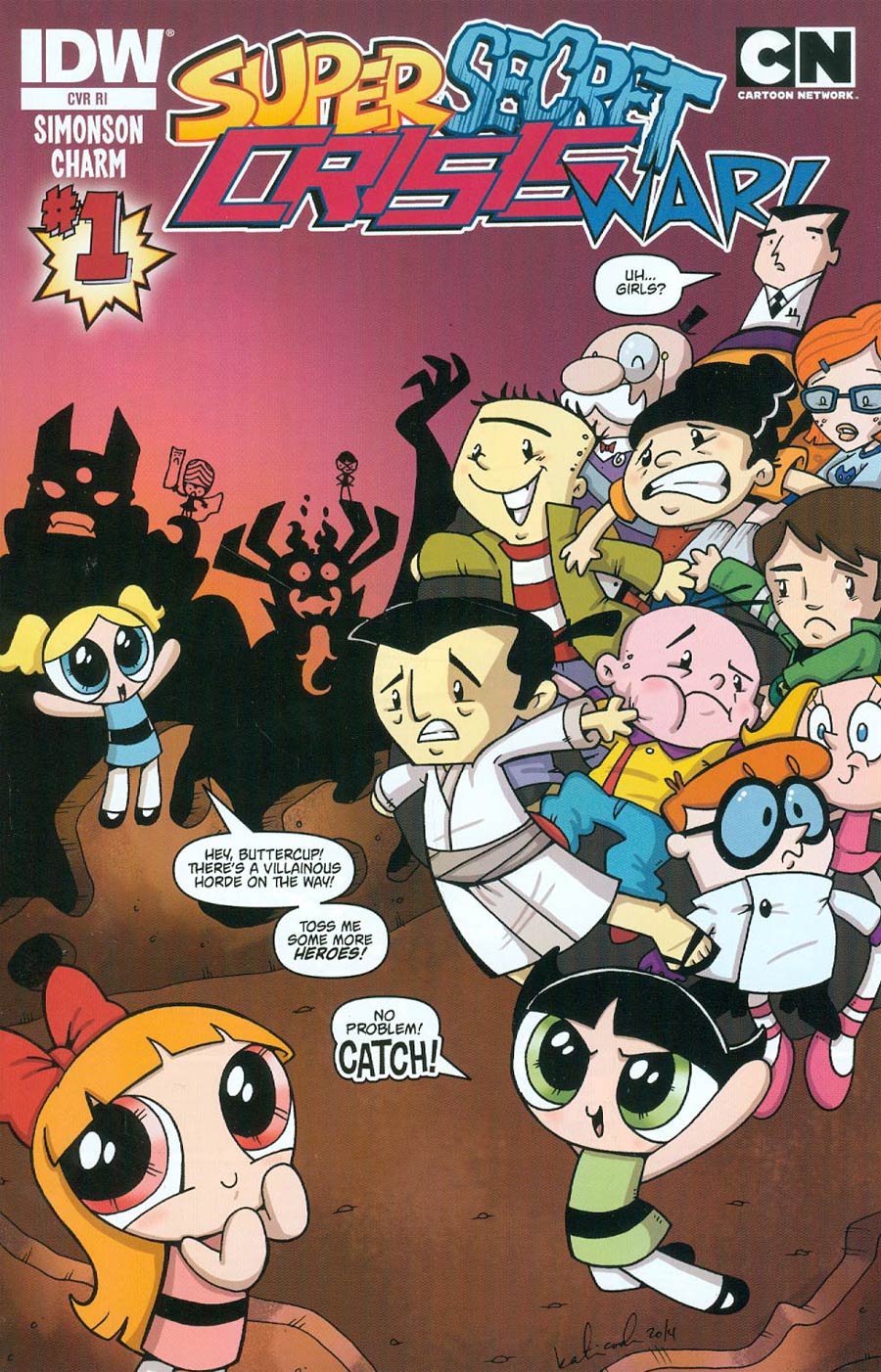 Cartoon Network Super Secret Crisis War #1 Cover D Incentive Katie Cook Variant Cover