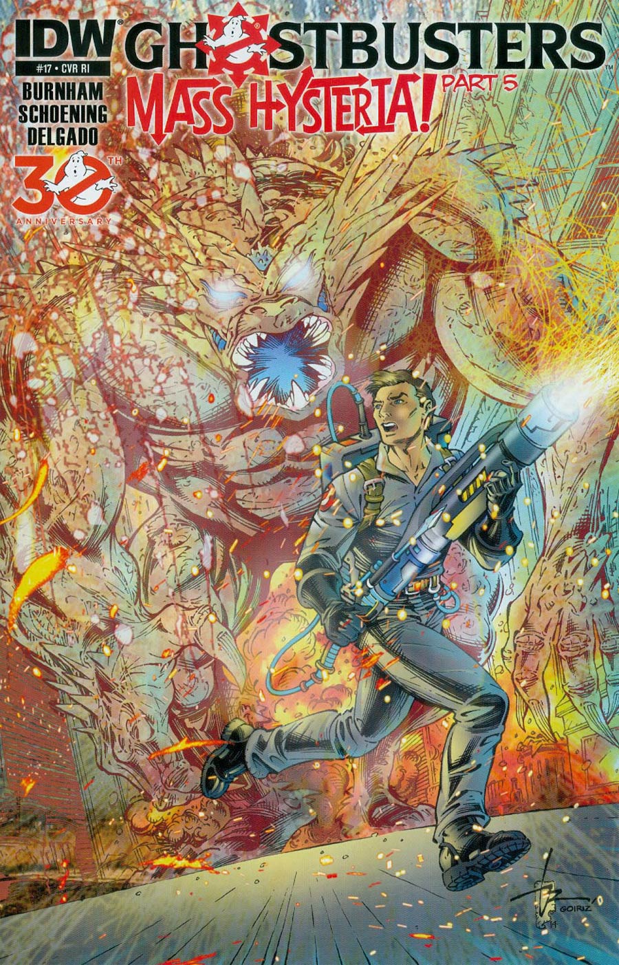 New Ghostbusters #17 Cover C Incentive Roberto Goiriz Variant Cover