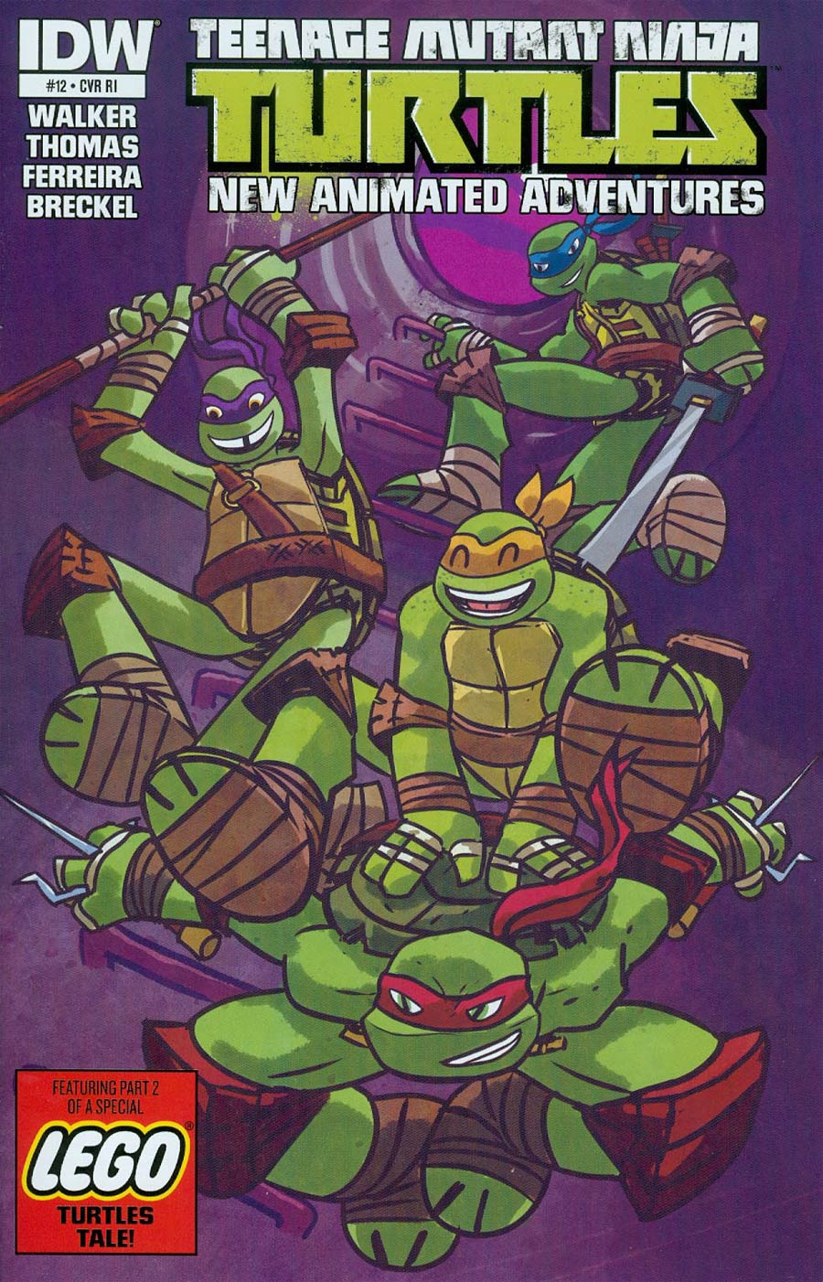 Teenage Mutant Ninja Turtles New Animated Adventures #12 Cover C Incentive Ben Costa Variant Cover