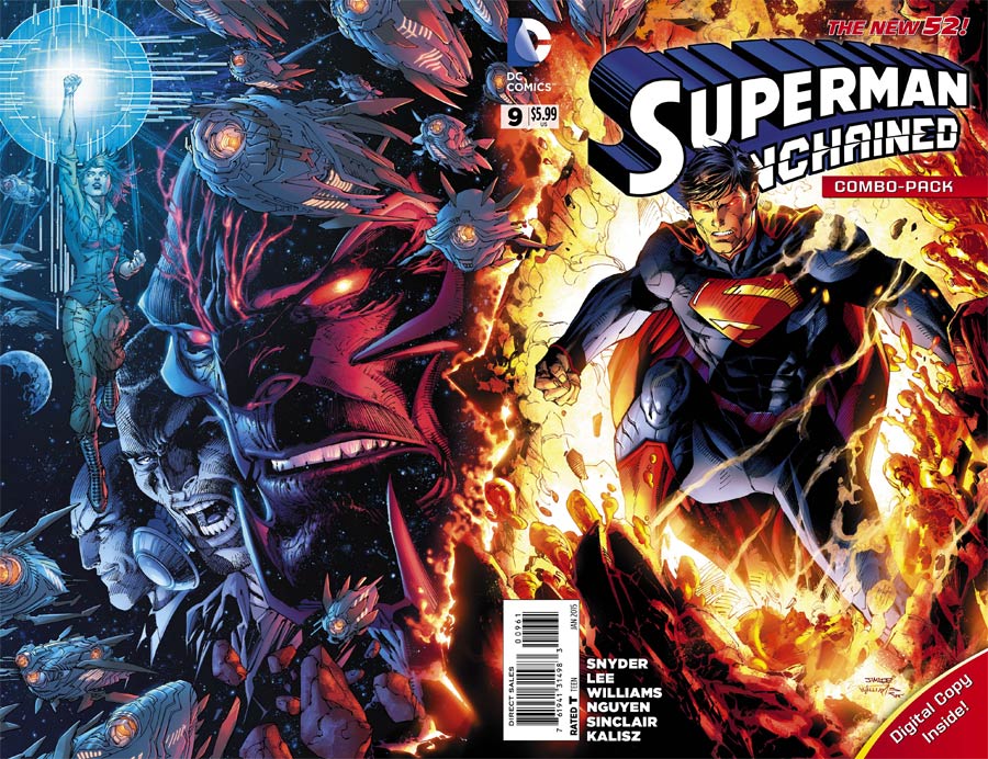 Superman Unchained #9 Cover C Combo Pack With Polybag
