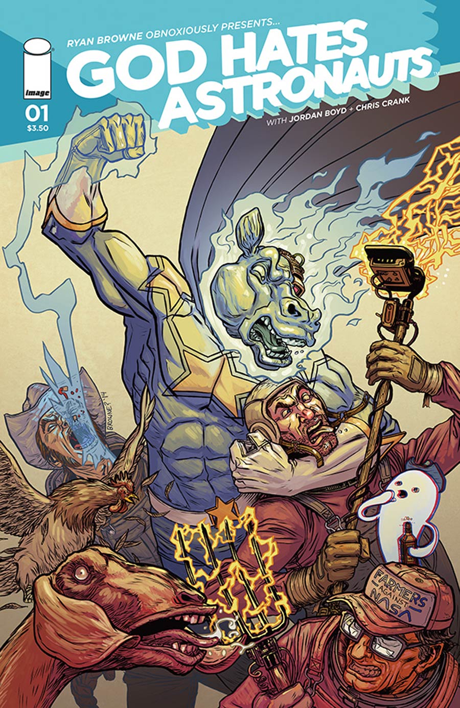 God Hates Astronauts #1 Cover A 1st Ptg Regular Ryan Browne Cover