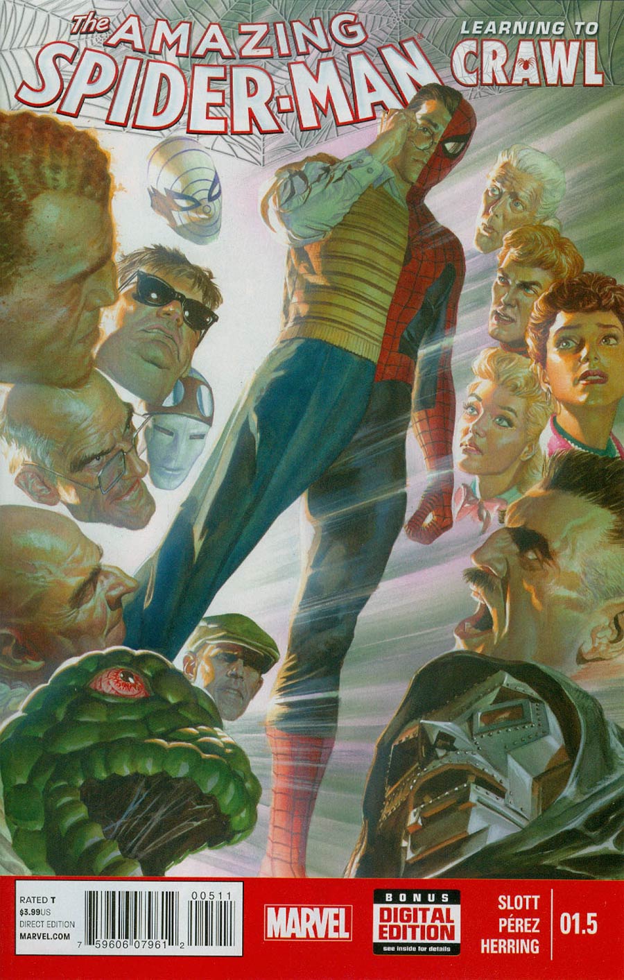 Amazing Spider-Man Vol 3 #1.5 Cover A Regular Alex Ross Cover