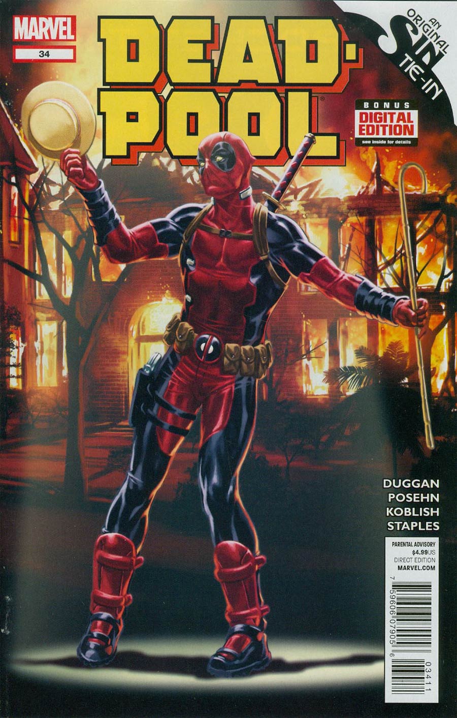 Deadpool Vol 4 #34 Cover A Regular Mark Brooks Cover