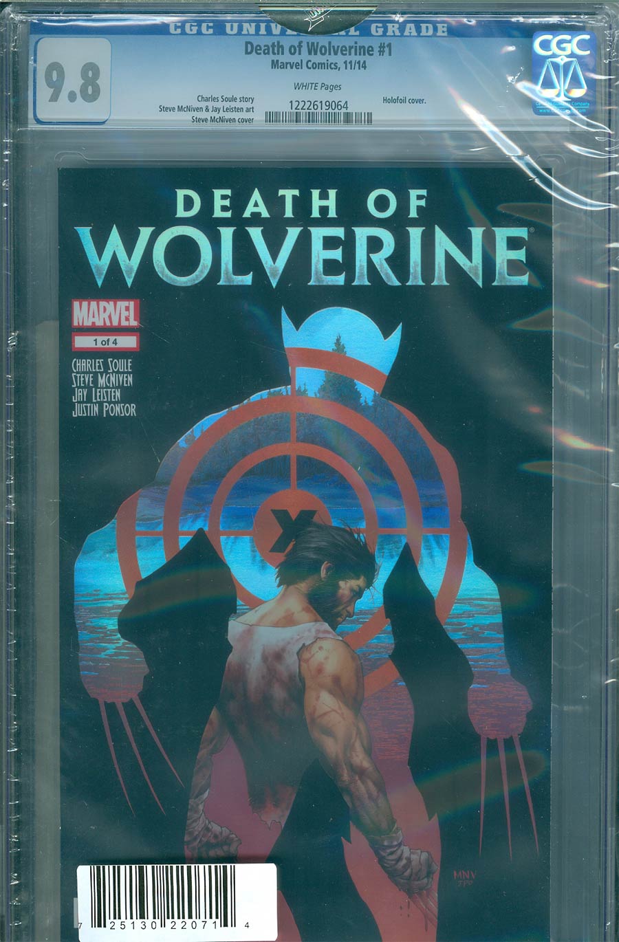 Death Of Wolverine #1 Cover P DF CGC Graded