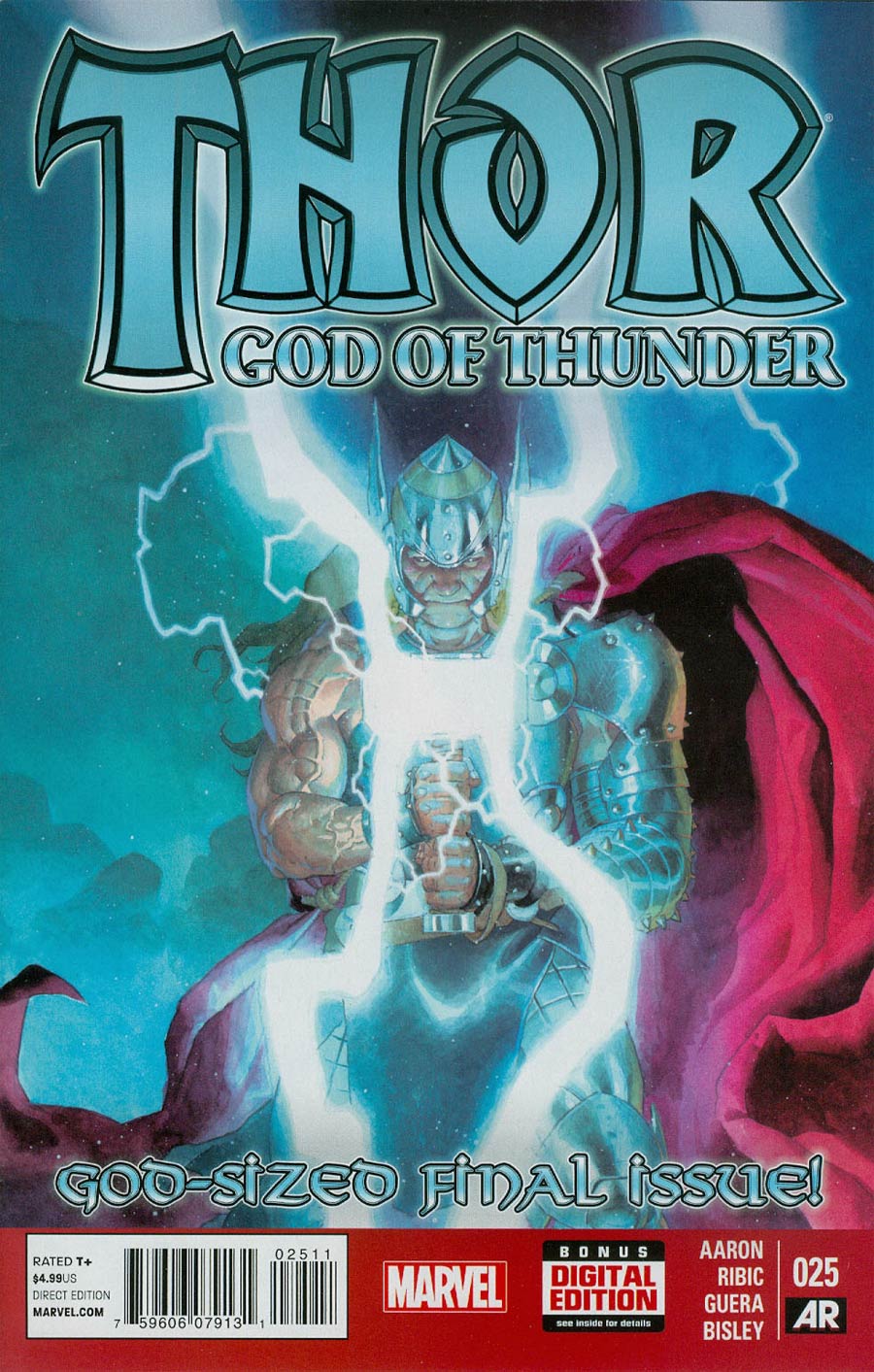 Thor God Of Thunder #25 Cover A 1st Ptg Regular Esad Ribic Cover