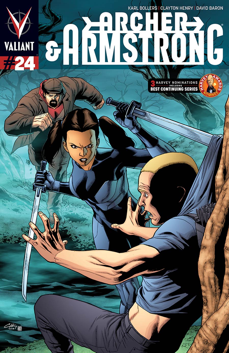 Archer & Armstrong Vol 2 #24 Cover A Regular Clayton Henry Cover