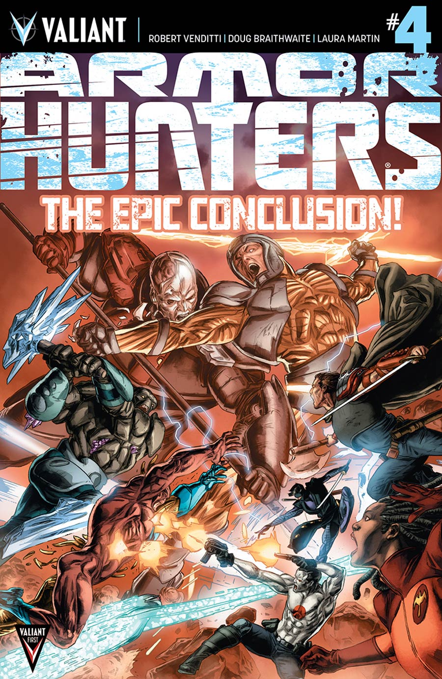 Armor Hunters #4 Cover A Regular Doug Braithwaite Cover