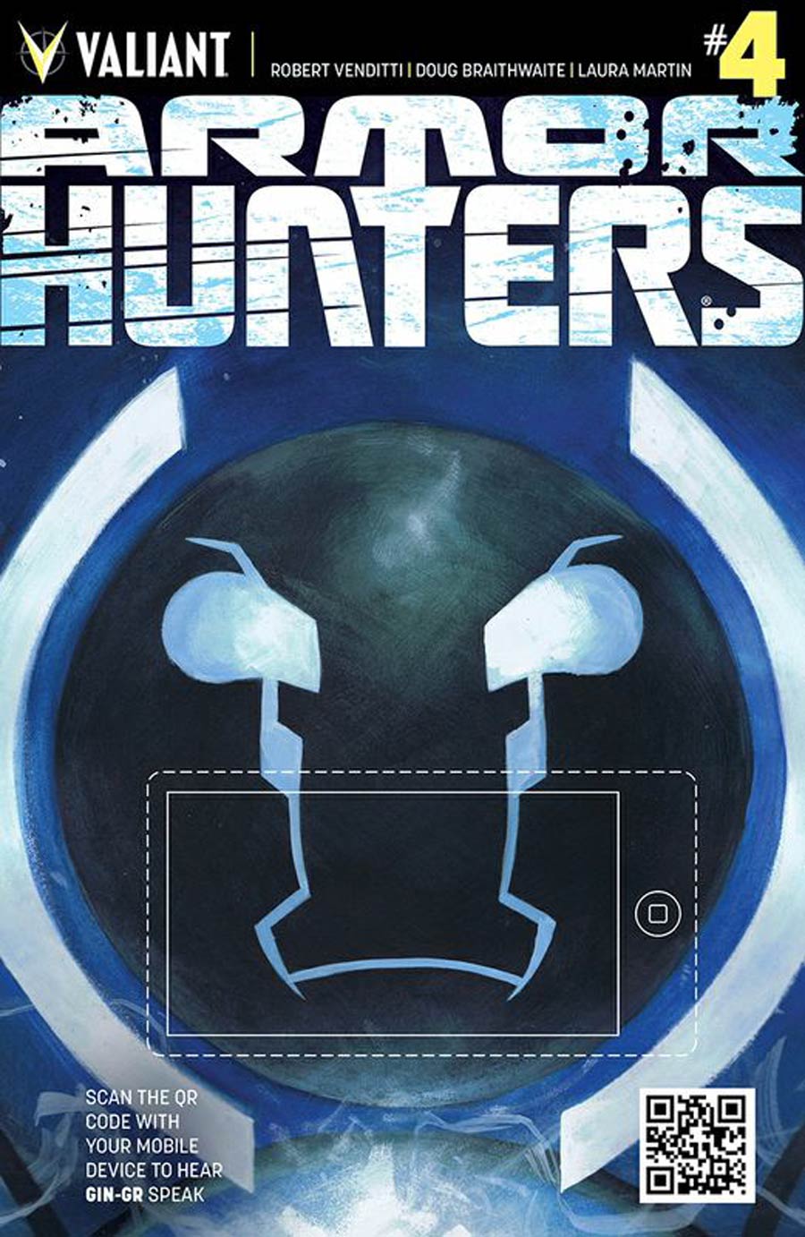 Armor Hunters #4 Cover B Variant Tom Fowler QR Voice Cover