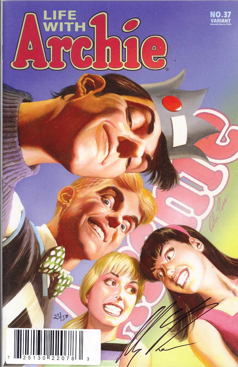 Life With Archie Vol 2 #37 Cover F DF Alex Ross Cover Signed By Alex Ross