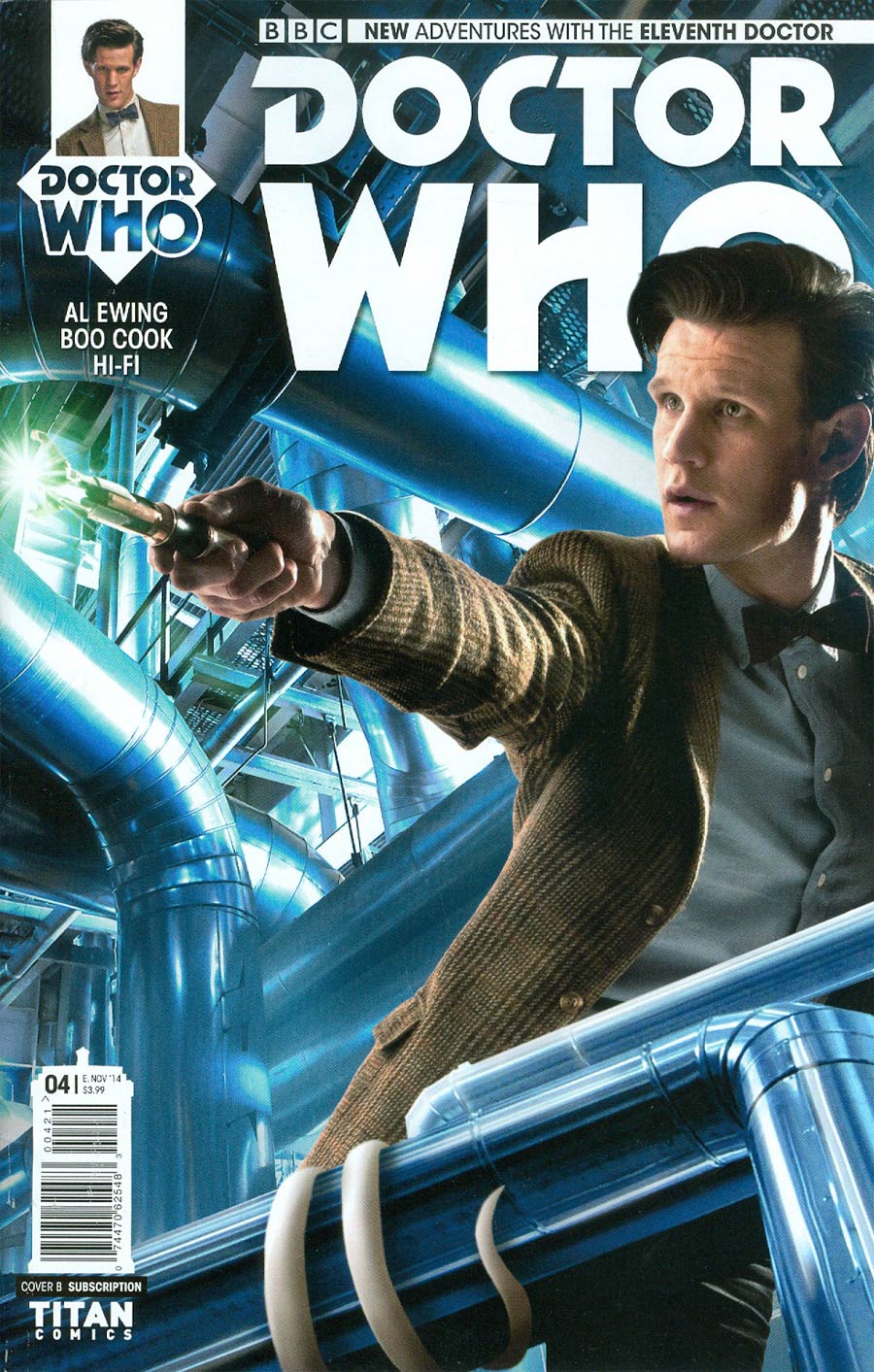 Doctor Who 11th Doctor #4 Cover B Variant Photo Subscription Cover
