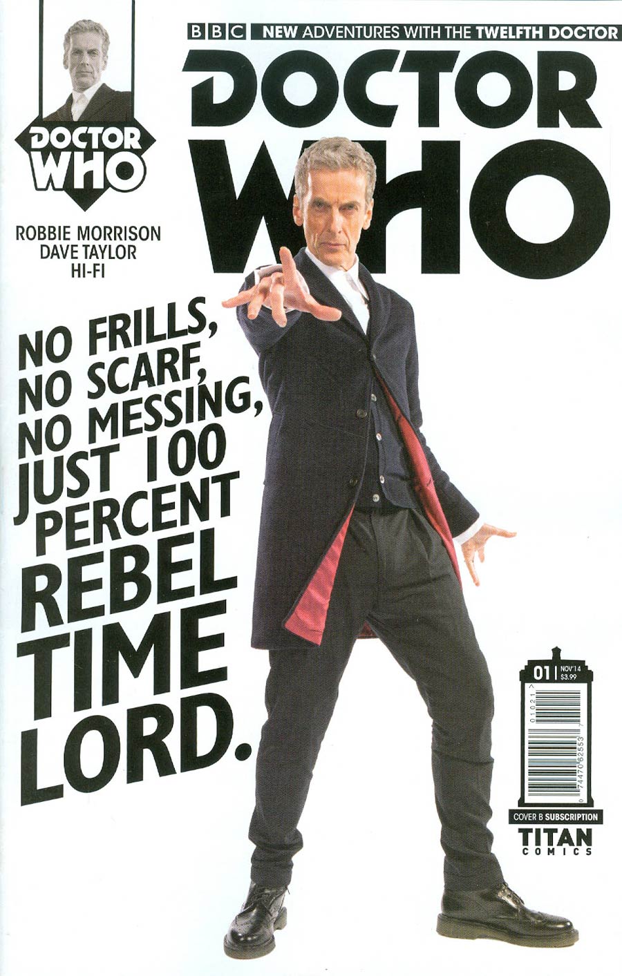 Doctor Who 12th Doctor #1 Cover C Variant Photo Subscription Cover