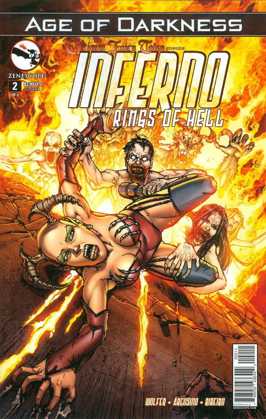 Grimm Fairy Tales Presents Inferno Rings Of Hell #2 Cover A Daniel Leister (Age Of Darkness Tie-In)