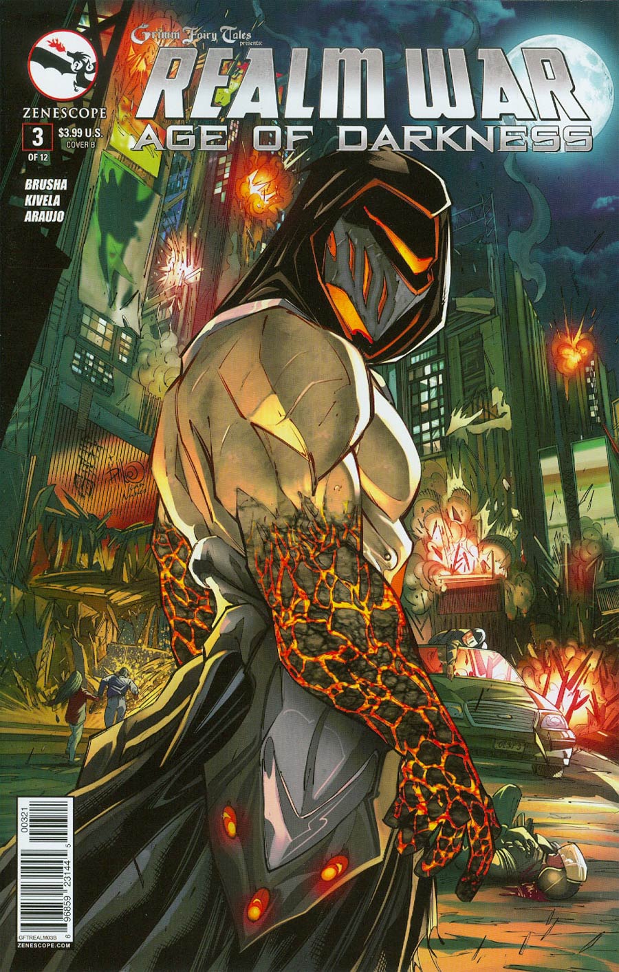 Grimm Fairy Tales Presents Realm War #3 Cover B Giuseppe Cafaro (Age Of Darkness Tie-In)