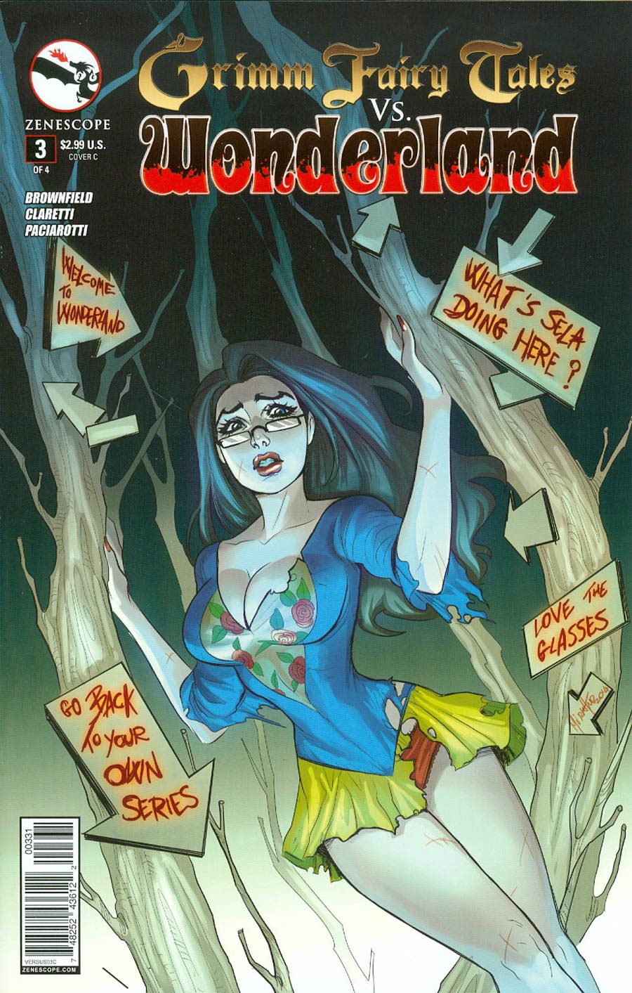 Grimm Fairy Tales vs Wonderland #3 Cover C Mirka Andolfo